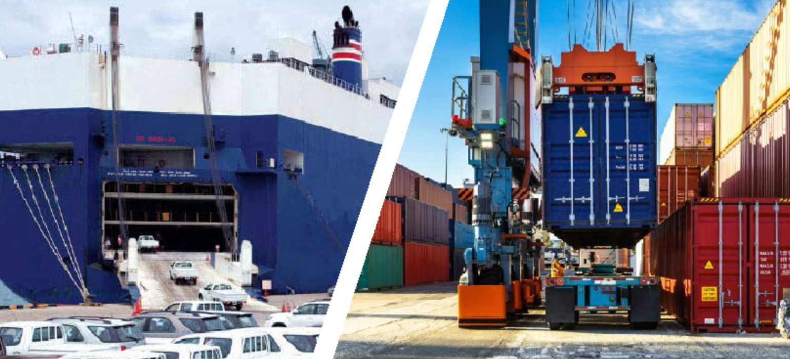 RoRo Shipping Vs Container Shipping